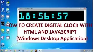 How to code simple digital clock using HTML and JavaScript
