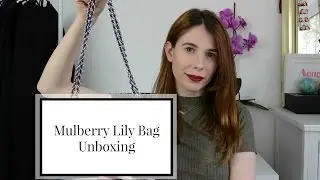 Mulberry Medium Lily bag Unboxing || Hollie's Closet