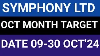 SYMPHONY LTD STOCK LATEST NEWS UPDATES 9OCT'24/SYMPHONY SHARE LATEST NEWS UPDATES WITH TARGET