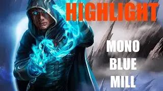 MTG Arena: WHAT ITS LIKE PLAYING A MONO BLUE MILL DECK - HIGHLIGHT