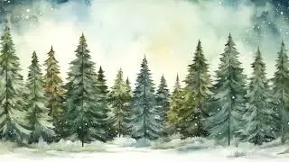 Vintage Winter Art Screensaver for Samsung Frame TV, 8 Scenic Paintings, 2-Hour Relaxing Display