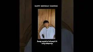 Happy Birthday Mas Issal🎉🥳#masissal