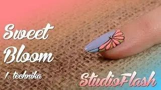 Sweet Bloom I. - Teli fekete alapra festve - StudioFlash