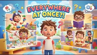 Why Multitasking Doesn&rsquo;t Work 🤔| Funny Kids Animation🤣