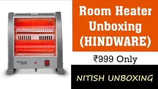 Room Heater Unboxing | Hindware 800W Room Heater in ₹999 #nitishunboxing