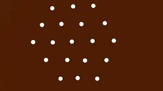 5x3 dot simple sikku kolam design with dots @dailynewkolamdesign 