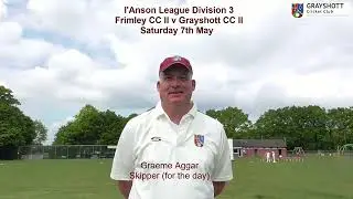 I'Anson Cricket Division 3. Frimley II v Grayshott II - Grayshott Innings highlights.
