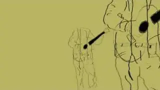 Trace and Cut-out Animation Test #1 Strumming and Rocking
