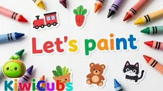 Paint & Color Fun for Kids🎨| ‪@KiwiCubs Nursery Rhymes | Kids Songs
