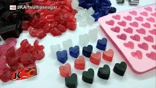 How to make  wax chunks for Candles | JK Arts 1561