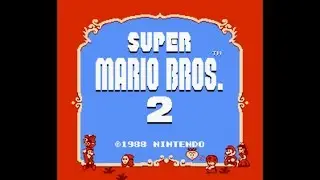 Super Mario Bros. 2 [NES] Playthrough #01, World 1: Entering Subcon