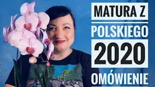 Om&oacute;wienie arkusza matury z polskiego 2020