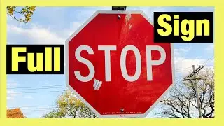 How To Stop At A Full Stop Sign