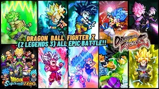 NEW UPDATE!! Dragon Ball FighterZ Pixel Mobile Android OFFLINE - (Z Legends 3) ALL EPIC BATTLE🔥💯