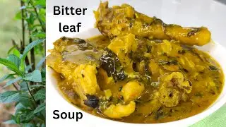 How to prepare basic Nigerian bitter leaf soup * navinas kitchen
