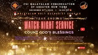 YEAR ENDING - WATCH NIGHT SERVICE - 
