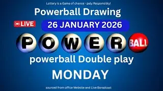 Powerball drawing live Results 26 Jan 2026 | powerball drawing live today