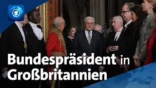 Staatsbesuch in Großbritannien: Bundespräsident Steinmeier spricht vor dem britischen Parlament