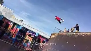 Tas Pappas Skating Prahran Half Pipe.