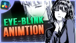 How to do Blinking Animation in DaVinci Resolve | Manga Animation Tutorial