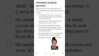 No matter the budget- your wedding deserves professional support and guidance! #weddingplanningtip