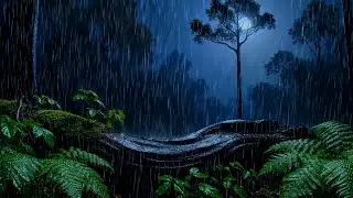 🌧 Mystical Forest Rain — Deep Sleeping Rain Sounds for Calm Mind & Restful Night 🌙