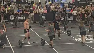 Monster games crossfit competition overland park 2025. Jordan. Bike, thruster. 