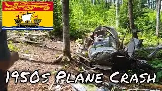 Found a 1950s Historic Crash site while on ATV's | Kedgwick, New Brunswick 📍