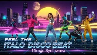 Italo Disco 2025 🌃 Neon Mirage - Romantic Synthwave Compilation for Timeless Nights & Retro Emotions