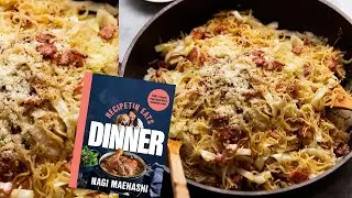 Fried Cabbage with Noodles & Bacon
