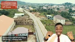 Aerial View - Golf Annex Estate ENUGU