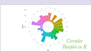 Круговая столбчатая диаграмма в #R#software #sokora