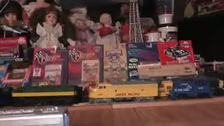 ho diesel locomotive santa fe mantua tyco runs on track
