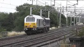 Scotrail 90024 and 67029 on 0A06 at Tamworth
