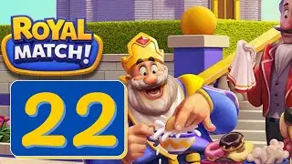 Royal Match - Area 22 - Monument Garden - Gameplay