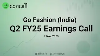 Go Fashion India Q2 FY26 Earnings Conference Call | Concall.in