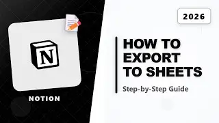 How To Export Notion Database To Google Sheets