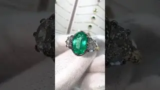 LUXURY JEWELRY GIFT IDEAS 2025 Emerald Three stone ring, Diamond Curb Chain & Tennis Necklace 14K