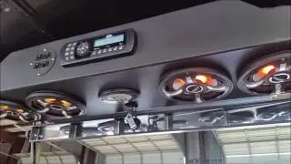 Yamaha Drive Golf Cart Stereo + Light Bars & RGB Speakers