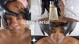 GLOW FACIAL - Dermaplaning, ultrasonic skin scrubber #imageskincare #facials #dermaplaningfacial