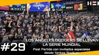ESPECIAL SERIE MUNDIAL - POST JUEGO 5 CON INVITADOS ESPECIALES DESDE YANKEE STADIUM