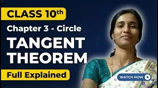 Tangent Theorem Class 10 SSC | Chapter 3 Circle | 10th Maths Maharashtra Board | Bright Base