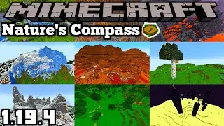 ОБНОВЛЕНИЕ МОДА NATURE'S COMPASS - MINECRAFT 1.19.4 (ВИТРИНА МОДОВ)