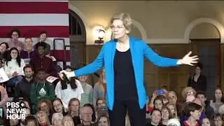 WATCH: Elizabeth Warren speaks at a town hall in Iowa City, Iowa