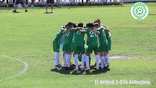 Fc Apollo 3-0 Fk Apollonia highlights (Dt.29.05.2021) Superiore U13