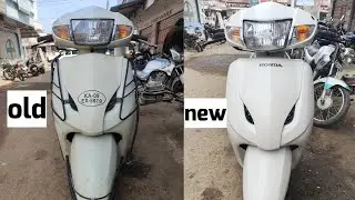 full restoration: Honda Activa 110 repainted and restoration work done perfectly.
