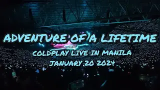 Adventure of a Lifetime COLDPLAY Live in Manila 2024