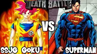 ScrewAttack! - DEATH BATTLE: SSJG Goku VS Superman Rematch (Predictions)