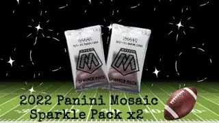 2022 Panini NFL Football Mosaic Redemption Sparkle Pack Opening x2!!