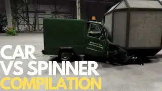 CARs VS SPINNERs BeamNG Drive - SMASH IT UP - Slow Motion CRASH Compilation